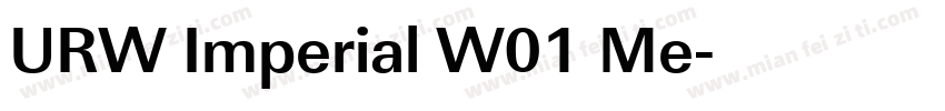 URW Imperial W01 Me字体转换